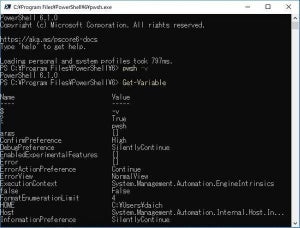 PowerShell Core 6.1登場