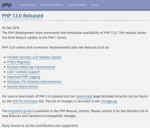 PHP 7.3登場 - パフォーマンスの高さに注目