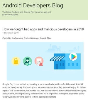 Google Play、悪意あるアプリの検出数上がるも引き続き要注意