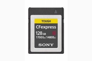 ソニー、超高速次世代メモリーカード「CFexpress Type B」開発