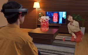 Mixed Reality活用でテレビからキャラクターや商品が飛び出るCMプロトタイプ