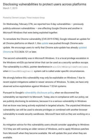 Google、Windows 7からWindows 10へのアップグレード推奨