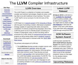 コンパイラインフラストラクチャ最新版「LLVM 8.0.0」登場