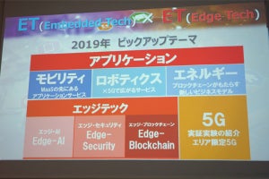 ET/IoT Technology 2019の開催概要が公開 - エッジで何ができるかに注力