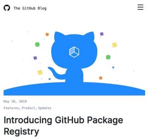 GitHub、新サービス「パッケージレジストリ」発表