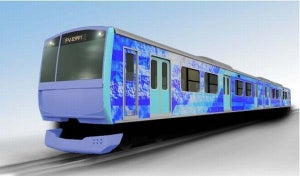 JR東日本、水素をエネルギー源としたハイブリッド車両の実証実験