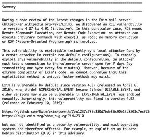 メールサーバ「Exim」に脆弱性、任意のコマンド実行可能