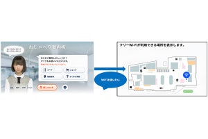 ドコモ、4カ国語対応の自然対話が可能なAI案内サービス