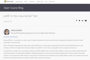 exFAT仕様公開で高まるWindowsとLinuxの親和性 - Microsoft