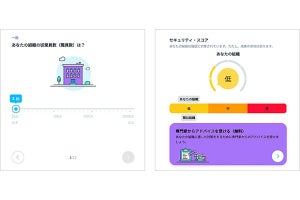 サイバーリーズン、セキュリティ対策レベルの無料診断ツール