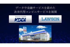 ローソンとKDDIが業務提携 - データや決済などの次世代サービス