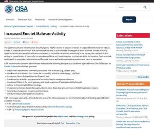 マルウェア「Emotet」による標的型攻撃が増加中、被害拡大の恐れ