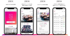 三菱地所子会社から運動を身近にするフィットネスWebサービス「GYYM」