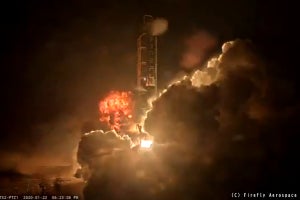 米ロケット企業「ファイアフライ」、ロケットの試験中に火災事故