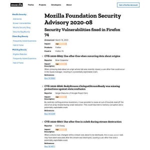 Firefoxに重大な脆弱性、アップデートを