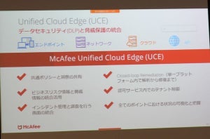 マカフィー、SASE実現する統合クラウドセキュリティプラットフォーム発表