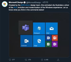 マイクロソフト、Windows 10の新スタートメニュー案を公表