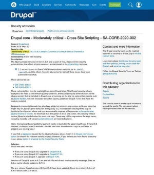 Drupalに脆弱性、アップデートを