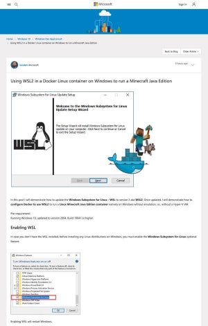 WSL 2のDocker LinuxコンテナでMinecraftサーバを実行する方法