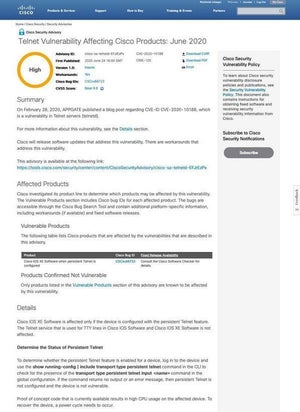 Cisco IOS XEに脆弱性、回避策の適用を
