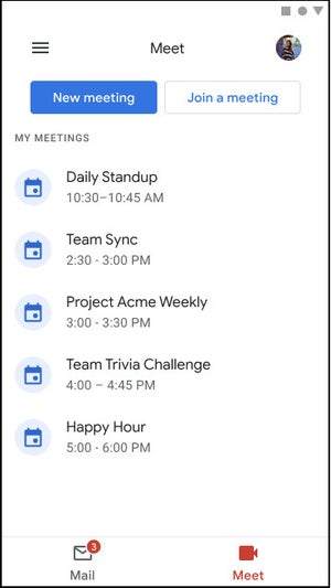 iOS版Gmailアプリ、Google Meet機能をマージ