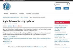 iOSなどAppleの複数製品に脆弱性 - セキュリティアップデートリリース