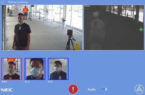 NEC、ハワイの空港に感染症の恐れがある人物を特定するソリューション提供