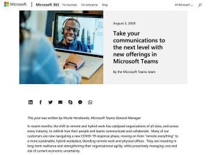 Microsoft、最大2万人が会議に参加できるTeamsの新プランを発表