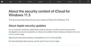 Apple、iCloud for Windowsのセキュリティアップデートをリリース