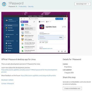 Linux版1PasswordのDeveloper Previewが登場、 年内にも安定版リリースか