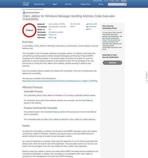 シスコの複数製品に脆弱性、アップデートを