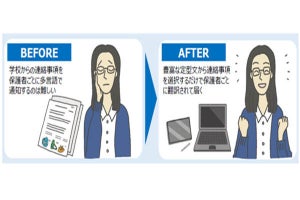 凸版、教育機関向け「多言語WEB連絡帳システム」の実証実験開始