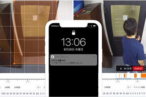 侵入者の通知など映像の効率的な確認・混雑度解析が可能なスマートAIカメラ