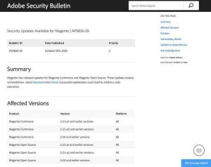 AdobeのMagento Commerceに複数の脆弱性、アップデートがリリース