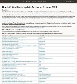 Oracleプロダクトにクリティカルパッチ、迅速にアップデートを