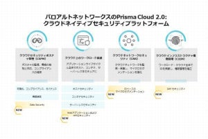 パロアルト、クラウドセキュリティプラットフォーム「Prisma Cloud」の新版