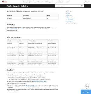 Adobe Acrobatに脆弱性、アップデートを