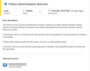 Microsoft、Azure DefenderでLinux用ファイルレス攻撃検出機能を提供