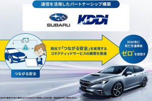 SUBARUとKDDI、コネクティッドサービスに向け協業 - 2022年までに新車の８割対応