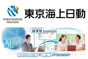 東京海上日動、AIで生損保一体のプランを設計する機能を開発