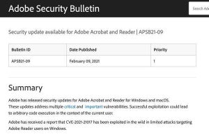 Acrobatなどのアドビの複数製品に脆弱性、セキュリティアップデート公開