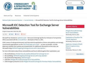 Microsoft、Exchange Serverの脆弱性に関する侵害の痕跡検出ツール公開