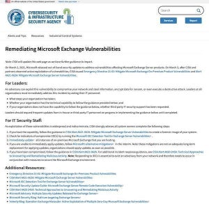 US-CERTから異例の強い要請、MS Exchange Serverの脆弱性に対応を