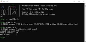 高速性に定評あるプログラミング言語「Julia」v1.6がリリース