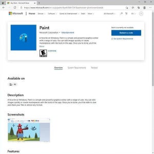 Windowsのペイント、まもなくMicrosoft Storeからダウンロード可能に