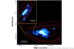 アルマ望遠鏡、129億年前の初期宇宙に回転している小銀河を発見