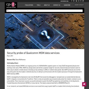 AndroidデバイスのＱualcomm製チップに盗聴へつながる脆弱性