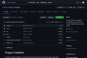 IBM、機械学習向けに55種類以上の開発言語で利用可能な大規模データセットを公開 - 「Project CodeNet」