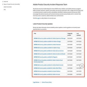 Adobeの複数の製品に脆弱性、対象多く確認を