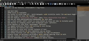 "ダークモード"や"集中モード"搭載「Notepad++ v8」がリリース
